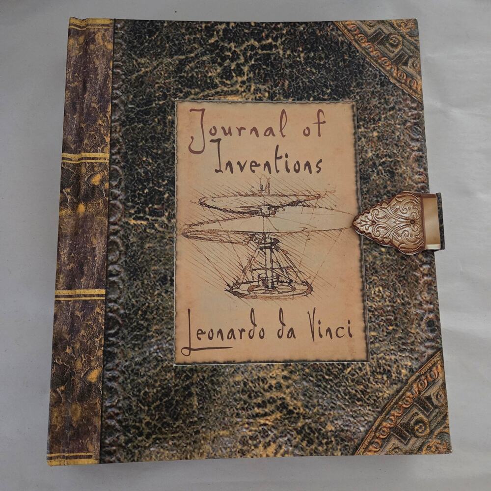 Pop-Up Interactive Journal of Inventions Leonardo Da Vinci by Jaspre Bark Learn